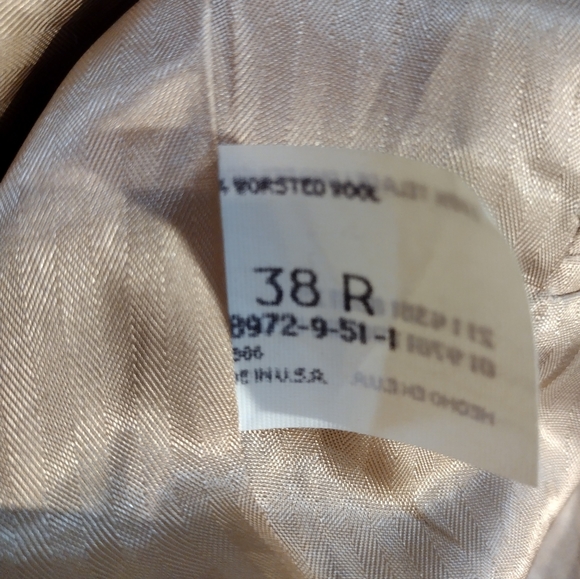 Haggar Black Label NWT Worsted Wool Three Button Blazer - Picture 7 of 8